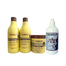 Kit Colágeno Shampoo + Condicionador + Mascara + Creme de Pentear 500g Omega Hair